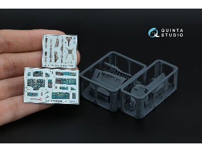 Mig-25 Rb / Rbt - 3d-printed & Coloured Interior On Decal Paper With 3d-printed Resin Parts (For Icm Kits) - zdjęcie 15