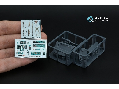 Mig-25 Rbf - 3d-printed & Coloured Interior On Decal Paper With 3d-printed Resin Parts (For Icm Kits) - zdjęcie 15
