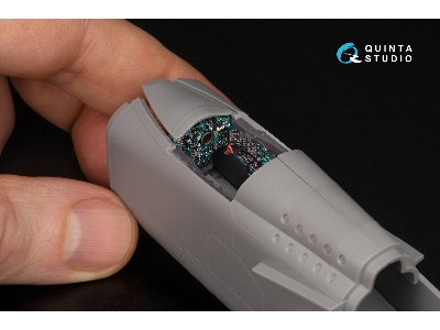 Mig-25 Pd - 3d-printed & Coloured Interior On Decal Paper With 3d-printed Resin Parts (For Icm Kits) - zdjęcie 5