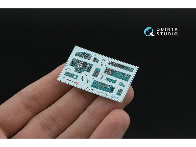 Mig-25 Pd - 3d-printed & Coloured Interior On Decal Paper With 3d-printed Resin Parts (For Icm Kits) - zdjęcie 14