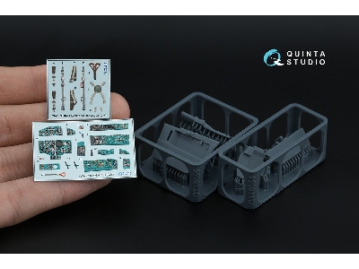 Mig-25 Pd - 3d-printed & Coloured Interior On Decal Paper With 3d-printed Resin Parts (For Icm Kits) - zdjęcie 15