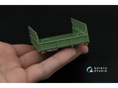 Ural 4320 - 3d-printed & Coloured Interior On Decal Paper With 3d-printed Resin Part (For Kitty Hawk And Zimi Model Kits) - zdjÄ
