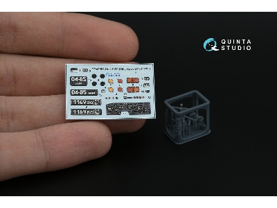 Ural 4320 - 3d-printed & Coloured Interior On Decal Paper With 3d-printed Resin Part (For Kitty Hawk And Zimi Model Kits) - zdjÄ