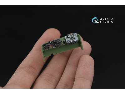 Apa-5d - 3d-printed & Coloured Interior On Decal Paper With 3d-printed Resin Part (For Kitty Hawk And Zimi Model Kits) - zdjęci