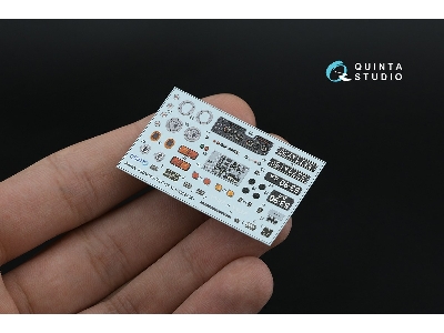 Apa-5d - 3d-printed & Coloured Interior On Decal Paper With 3d-printed Resin Part (For Kitty Hawk And Zimi Model Kits) - zdjęci