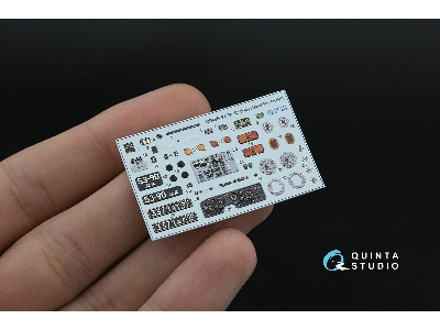 Apa-5d - 3d-printed & Coloured Interior On Decal Paper With 3d-printed Resin Part (For Kitty Hawk And Zimi Model Kits) - zdjęci