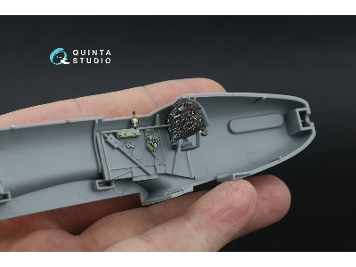 Fairey Battle Mk.I - 3d-printed & Coloured Interior On Decal Paper With 3d-printed Resin Parts (For Trumpeter Kits) - zdjęcie 9
