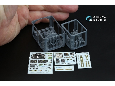 Fairey Battle Mk.I - 3d-printed & Coloured Interior On Decal Paper With 3d-printed Resin Parts (For Trumpeter Kits) - zdjęcie 1