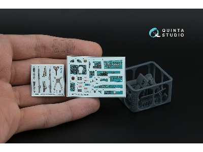 Mig-21 Sm Fishbed-j - 3d-printed & Coloured Interior On Decal Paper With 3d-printed Resin Parts (For Eduard Kits) - zdjęcie 2