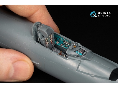 Mig-21 Sm Fishbed-j - 3d-printed & Coloured Interior On Decal Paper With 3d-printed Resin Parts (For Eduard Kits) - zdjęcie 3