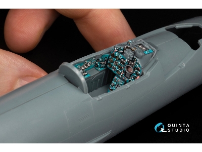 Mig-21 Sm Fishbed-j - 3d-printed & Coloured Interior On Decal Paper With 3d-printed Resin Parts (For Eduard Kits) - zdjęcie 4