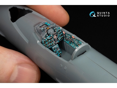 Mig-21 Sm Fishbed-j - 3d-printed & Coloured Interior On Decal Paper With 3d-printed Resin Parts (For Eduard Kits) - zdjęcie 5