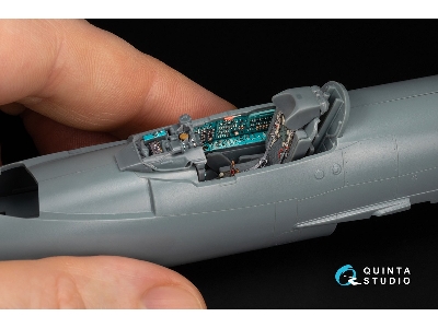 Mig-21 Sm Fishbed-j - 3d-printed & Coloured Interior On Decal Paper With 3d-printed Resin Parts (For Eduard Kits) - zdjęcie 6