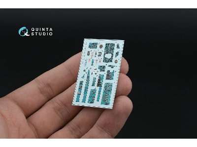 Mig-21 Sm Fishbed-j - 3d-printed & Coloured Interior On Decal Paper With 3d-printed Resin Parts (For Eduard Kits) - zdjęcie 11