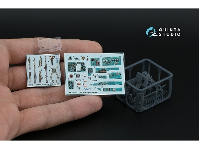 Mig-21 Mf Fishbed-j (Moscow Plant) - 3d-printed & Coloured Interior On Decal Paper With 3d-printed Resin Parts (For Eduard Kits)