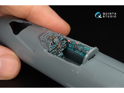 Mig-21 Mf Fishbed-j (Moscow Plant) - 3d-printed & Coloured Interior On Decal Paper With 3d-printed Resin Parts (For Eduard Kits)