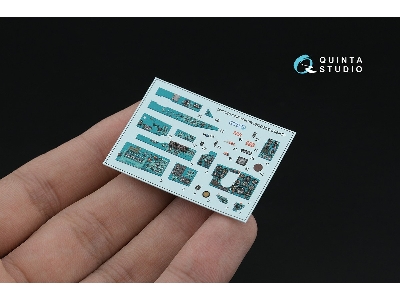 Mig-21 Mf Fishbed-j (Moscow Plant) - 3d-printed & Coloured Interior On Decal Paper With 3d-printed Resin Parts (For Eduard Kits)