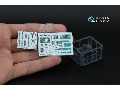 Mig-21 Mf Fishbed-j (Gorkiy Plant) - 3d-printed & Coloured Interior On Decal Paper With 3d-printed Resin Parts (For Eduard Kits)