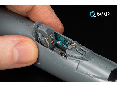 Mig-21 Mf Fishbed-j (Gorkiy Plant) - 3d-printed & Coloured Interior On Decal Paper With 3d-printed Resin Parts (For Eduard Kits)