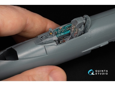 Mig-21 Mf Fishbed-j (Gorkiy Plant) - 3d-printed & Coloured Interior On Decal Paper With 3d-printed Resin Parts (For Eduard Kits)