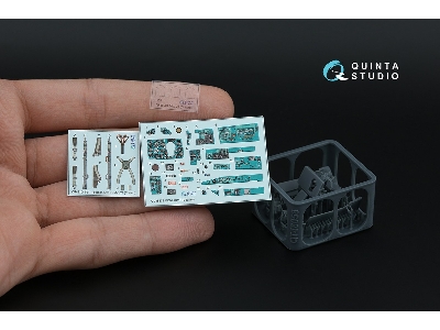 Mig-21 Smt Fishbed-k - 3d-printed & Coloured Interior On Decal Paper With 3d-printed Resin Parts (For Eduard Kits) - zdjęcie 2