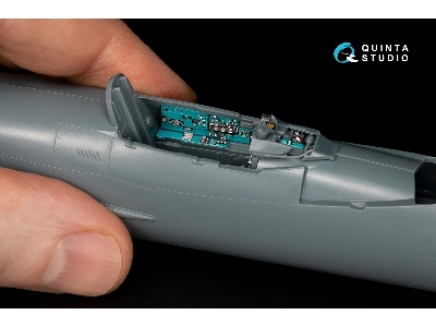 Mig-21 Bis Early Fishbed-l - 3d-printed & Coloured Interior On Decal Paper With 3d-printed Resin Parts (For Eduard Kits) - zdję