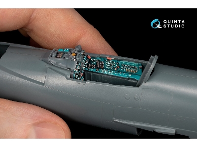 Mig-21 Bis Early Fishbed-l - 3d-printed & Coloured Interior On Decal Paper With 3d-printed Resin Parts (For Eduard Kits) - zdję