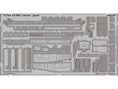  EA-18G exterior 1/48 - Hasegawa - blaszki - zdjęcie 1