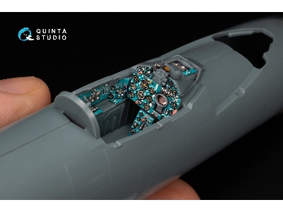 Mig-21 Bis Late Fishbed-n - 3d-printed & Coloured Interior On Decal Paper With 3d-printed Resin Parts (For Eduard Kits) - zdjęc