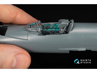 Mig-21 Bis Late Fishbed-n - 3d-printed & Coloured Interior On Decal Paper With 3d-printed Resin Parts (For Eduard Kits) - zdjęc