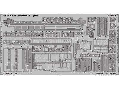  EA-18G exterior 1/48 - Hasegawa - blaszki - zdjęcie 2