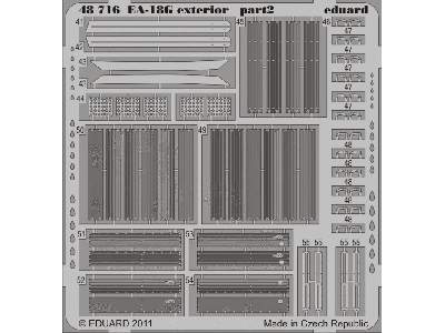  EA-18G exterior 1/48 - Hasegawa - blaszki - zdjęcie 3