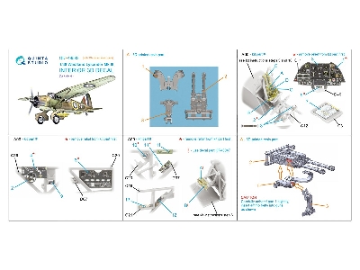 Westland Lysander Mk.Iii - 3d-printed & Coloured Interior On Decal Paper With 3d-printed Resin Parts (For Airfix Kits) - zdjęci