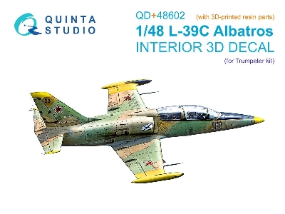 Aero L-39 C - 3d-printed & Coloured Interior With 3d-printed Resin Parts (For Trumpeter Kits) - zdjęcie 1