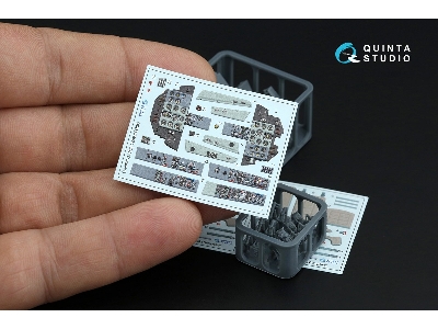 Aero L-39 C - 3d-printed & Coloured Interior With 3d-printed Resin Parts (For Trumpeter Kits) - zdjęcie 3