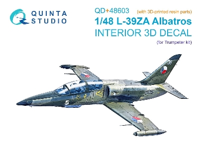 Aero L-39 Za - 3d-printed & Coloured Interior With 3d-printed Resin Parts (For Trumpeter Kits) - zdjęcie 1