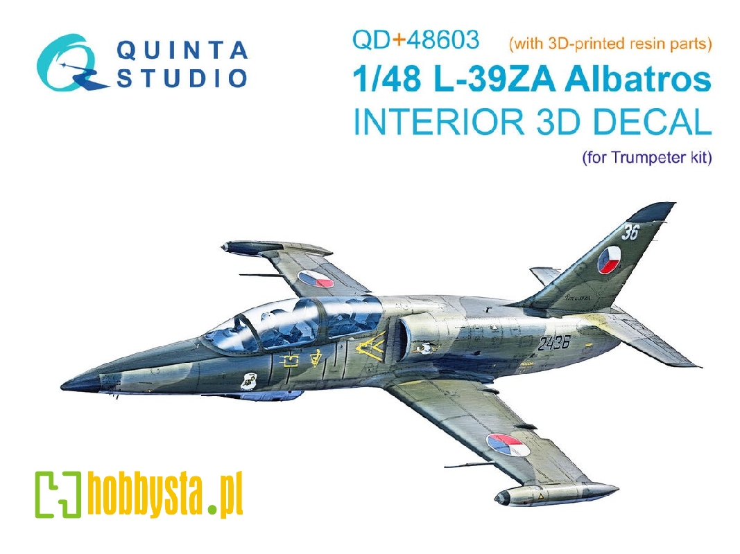Aero L-39 Za - 3d-printed & Coloured Interior With 3d-printed Resin Parts (For Trumpeter Kits) - zdjęcie 1
