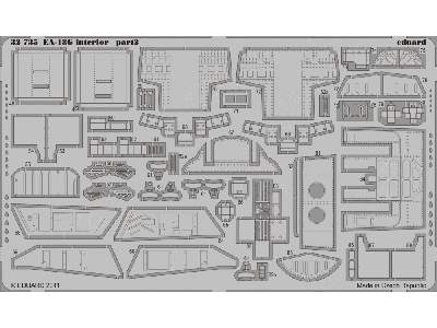  EA-18G interior S. A. 1/32 - Trumpeter - blaszki - zdjęcie 3