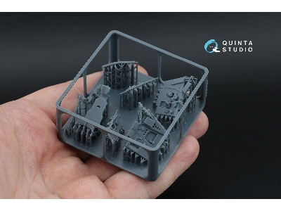 Fairey Barracuda Pilot's Cockpit - 3d-printed & Coloured Interior On Decal Paper With 3d-printed Resin Parts (For Trumpeter Kits