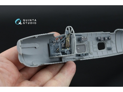 Fairey Barracuda Pilot's Cockpit - 3d-printed & Coloured Interior On Decal Paper With 3d-printed Resin Parts (For Trumpeter Kits