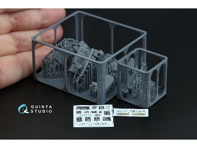 Fairey Barracuda Gunner Station - 3d-printed & Coloured Interior On Decal Paper With 3d-printed Resin Parts (For Trumpeter Kits)