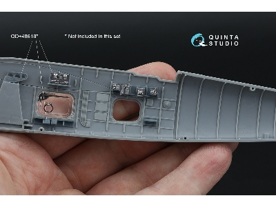 Fairey Barracuda Gunner Station - 3d-printed & Coloured Interior On Decal Paper With 3d-printed Resin Parts (For Trumpeter Kits)