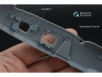 Fairey Barracuda Observer Station - 3d-printed & Coloured Interior On Decal Paper With 3d-printed Resin Parts (For Trumpeter Kit