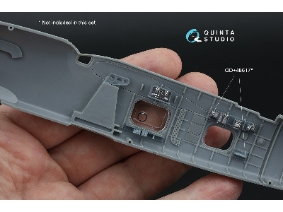 Fairey Barracuda Observer Station - 3d-printed & Coloured Interior On Decal Paper With 3d-printed Resin Parts (For Trumpeter Kit