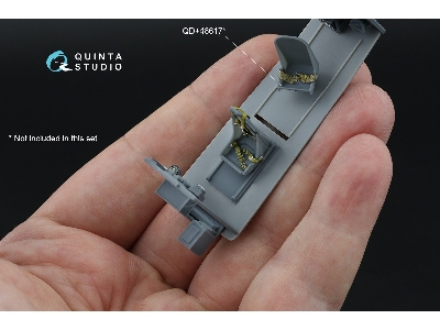 Fairey Barracuda Observer Station - 3d-printed & Coloured Interior On Decal Paper With 3d-printed Resin Parts (For Trumpeter Kit