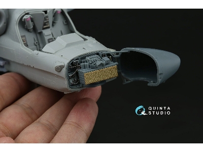Kamov Ka-52 M - Radar Bay With Nose Cone And 3d-printed Resin Parts (For Quinta Models Kits) - zdjęcie 8