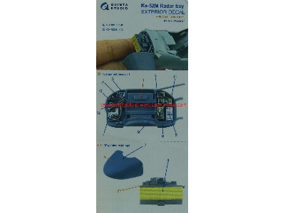 Kamov Ka-52 M - Radar Bay With Nose Cone And 3d-printed Resin Parts (For Quinta Models Kits) - zdjęcie 11