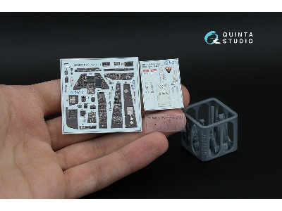 Kamov Ka-50 (Black Panels) - 3d-printed & Coloured Interior With 3d-printed Resin Parts (For Italeri Kits) - zdjęcie 2