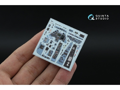 Kamov Ka-50 (Blue-grey Panels) - 3d-printed & Coloured Interior With 3d-printed Resin Parts (For Italeri Kits) - zdjęcie 4