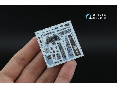 Kamov Ka-50 (Blue-grey Panels) - 3d-printed & Coloured Interior With 3d-printed Resin Parts (For Italeri Kits) - zdjęcie 5